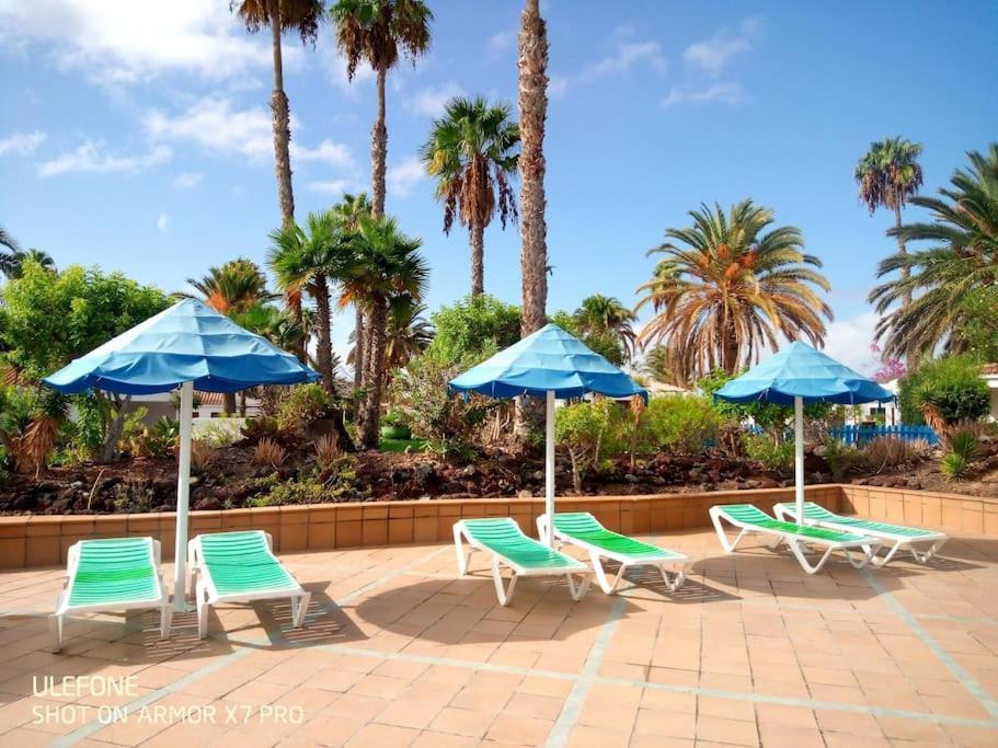 Bungalow Tropical Con Piscina Y Aire Acondicionado Maspalomas  Exterior foto